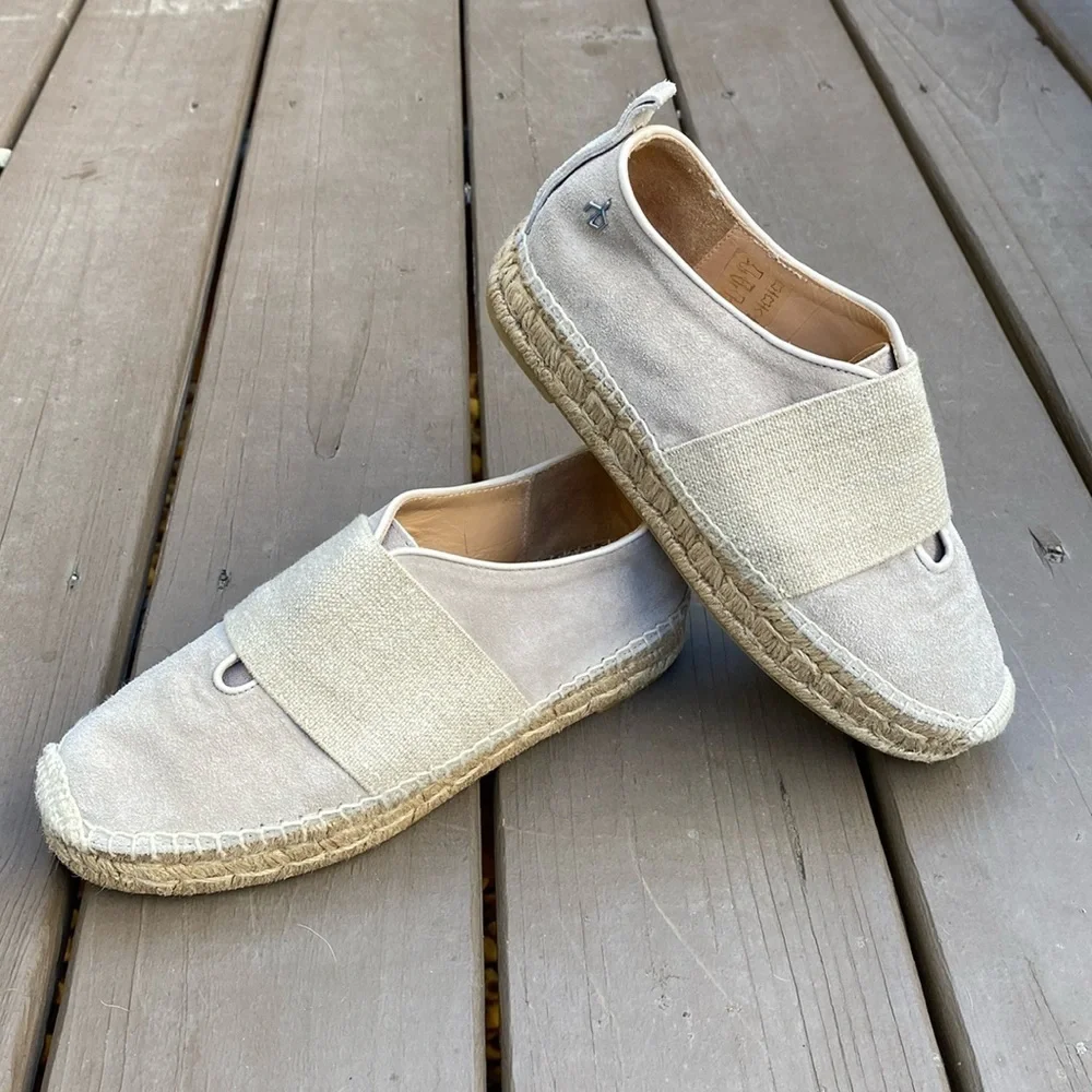 Rag & Bone - Nina Suede Espadrille in Smoke size 7.5
